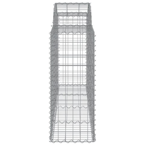 Kosze gabionowe, 30 szt, 200x50x100/120cm, galwanizowane żelazo
