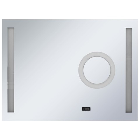 Lustro łazienkowe z LED i czujnikiem dotykowym, 80x60 cm