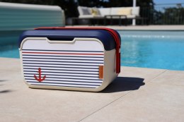 Lunchbox 5L Głęboki, wzór marynarski 32,6x19,9x18,9cm