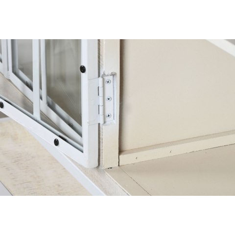 Kredens DKD Home Decor Biały Metal Drewno mango 170 x 45 x 100 cm