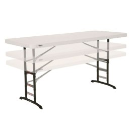 Składany stolik Lifetime Biały Stal Plastikowy 183 x 91 x 76 cm