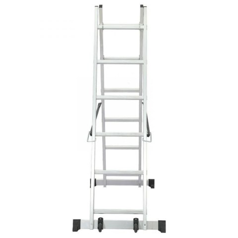 Kombinowane rusztowanie 3w1 - platforma robocza + 2 drabiny