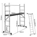 Rusztowanie o regulowanej wysokości 46 - 102 cm
