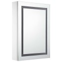 Szafka łazienkowa z lustrem i LED, 50 x 13 x 70 cm