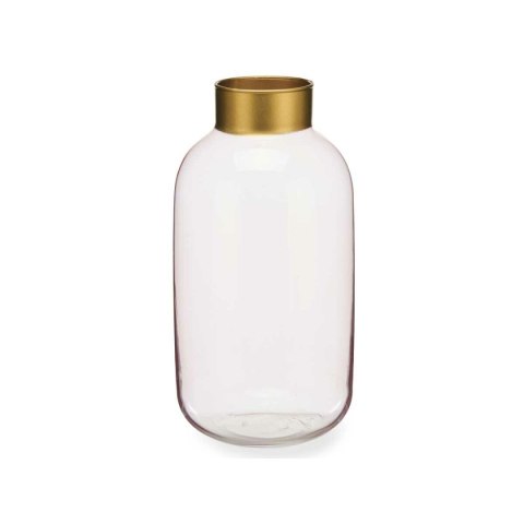 Wazon Gift Decor Różowy Złoty Szkło 14,5 x 29,5 x 14,5 cm (6 Sztuk)