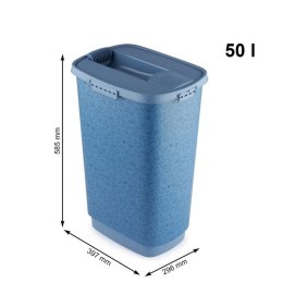 Pojemnik na karmę CODY 50 L, plastik, niebieski