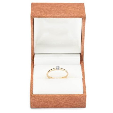 Złoty pierścionek PXD1935 - Diament