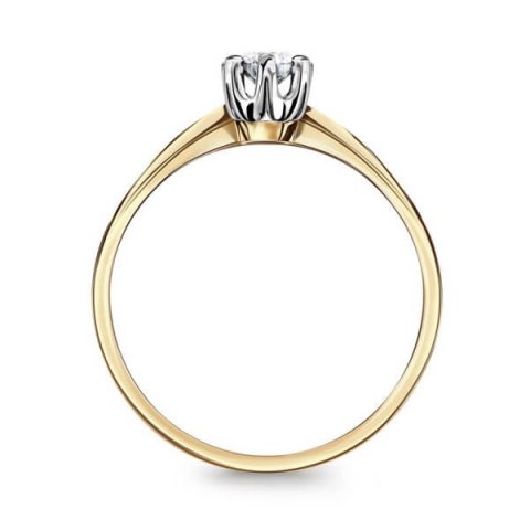 Złoty pierścionek PXD4837 - Diament