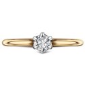 Złoty pierścionek PXD4837 - Diament