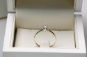 Złoty pierścionek PXD4837 - Diament