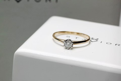 Złoty pierścionek PXD4837 - Diament