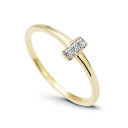 Złoty pierścionek PZD5993 - Diament