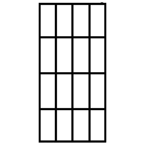 Ścianka prysznicowa, szkło hartowane, 100 x 195 cm