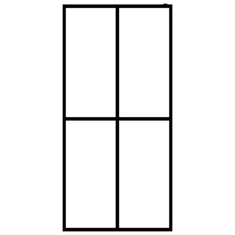 Ścianka prysznicowa, szkło hartowane, 118 x 190 cm