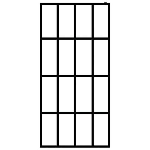 Ścianka prysznicowa, szkło hartowane, 80 x 195 cm