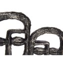 Figurka Dekoracyjna Twarz Czarny 27 x 32,5 x 10,5 cm (4 Sztuk)