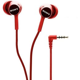 Słuchawki z Mikrofonem Sony MDR-EX155AP Czerwony