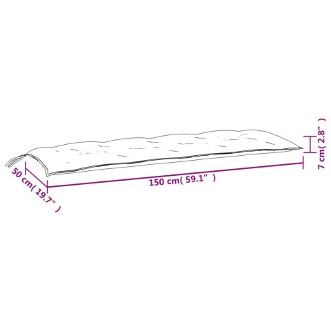 Poduszka na huśtawkę, kremowa, 150 cm, tkanina Poduszka na huśtawkę, kremowa, 150 cm, tkanina