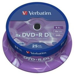 DVD-R Verbatim 25 Sztuk 8,5 GB 8x