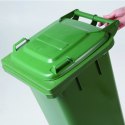 Pojemnik kosz kubeł na odpady śmieci EUROPLAST 80L zielony