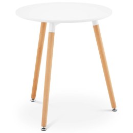 Stolik stół skandynawski do salonu biura nowoczesny okrągły śr. 60 cm wys. 67 cm
