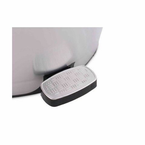 Kosz na Śmieci z Pedałem Berilo Srebrzysty Plastikowy 6 L (6 Sztuk)