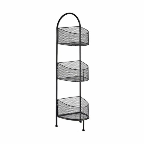 Regał Gift Decor Czarny Metal 21,2 x 97 x 28,5 cm (4 Sztuk)