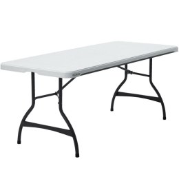 Składany stolik Lifetime Biały Stal Plastikowy 182 x 73,5 x 76 cm