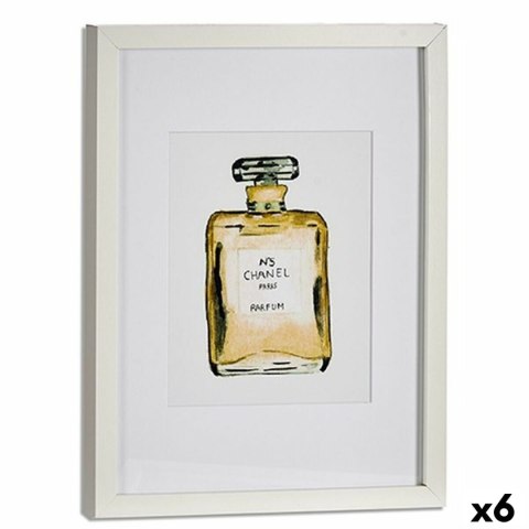 Obraz CH Nº5 Perfumy Szkło Płyta 33 x 3 x 43 cm (6 Sztuk)