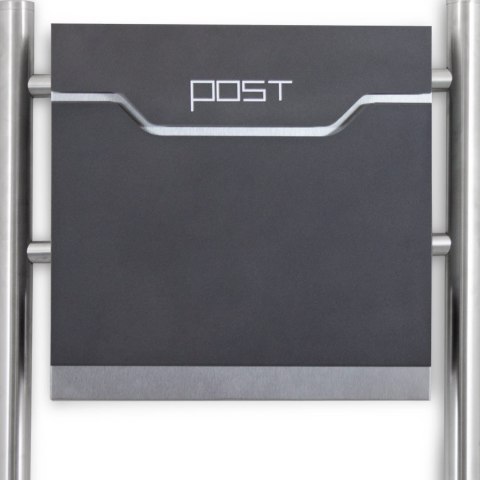 Skrzynka Pocztowa na listy zestaw 2 szt na stojaku Wolnostojąca