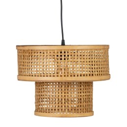 Lampa Sufitowa Czarny Naturalny Drewno Bambus 220-240 V 34 x 34 x 26,5 cm