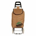 Wózek na Zakupy Brązowy 3,3 L 36 x 95 x 35 cm (10 Sztuk)