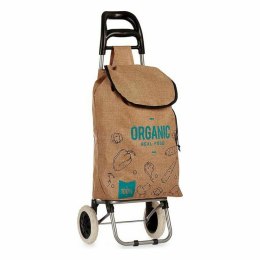 Wózek na Zakupy Organic Brązowy 3,3 L 36 x 95 x 35 cm (10 Sztuk)