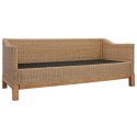 3-osobowa sofa z poduszkami, naturalny rattan