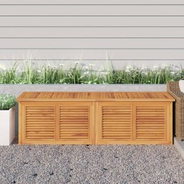 Skrzynia ogrodowa z workiem, 175x50x53 cm, lite drewno tekowe