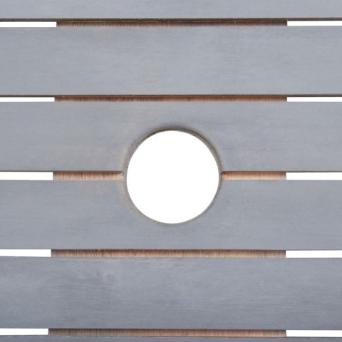 7-częściowy zestaw mebli ogrodowych, drewno akacjowe, szare