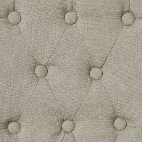 Krzesła stołowe, 6 szt., camel, tkanina