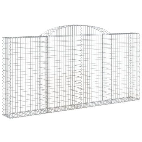Kosze gabionowe, 10 szt 300x30x140/160 cm, galwanizowane żelazo Kosze gabionowe, 10 szt 300x30x140/160 cm, galwanizowane żelazo