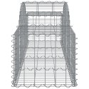 Kosze gabionowe, 18 szt, 200x50x40/60 cm, galwanizowane żelazo