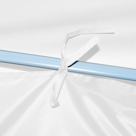 Składany namiot z 8 ścianami bocznymi, 3 x 9 m, biały