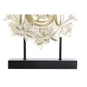 Figurka Dekoracyjna DKD Home Decor 27 x 8 x 33,5 cm Czarny Złoty Budda Orientalny (2 Sztuk)
