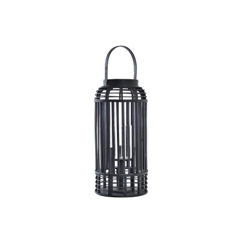 Lampa DKD Home Decor Szkło Czarny Bambus (24 x 24 x 51 cm)