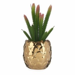 Roślina Dekoracyjna Ceramika Złoty Kaktus Kolor Zielony Plastikowy 6 Sztuk