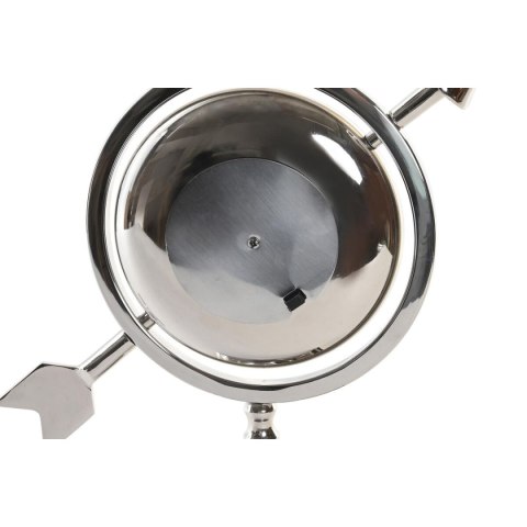 Stolné hodiny DKD Home Decor Srebrzysty