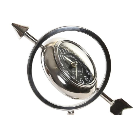 Stolné hodiny DKD Home Decor Srebrzysty