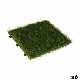 Podest Tarasowy Trawnik Kolor Zielony Plastikowy 30 x 3,5 x 30 cm (6 Sztuk)