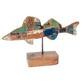 Figurka Dekoracyjna Calypso Ryba 51 x 11 x 28 cm Teczyna Wielokolorowy