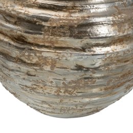 Doniczka 37 x 37 x 30 cm Ceramika Srebro