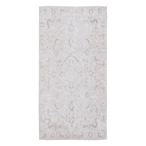 Dywan 80 x 150 cm Poliester Bawełna Taupe