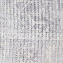 Dywan 80 x 150 cm Szary Poliester Bawełna
